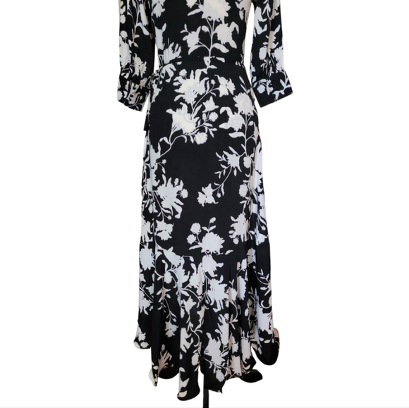 Johanna Ortiz x H&M long floral wrap dress size XS​ - Picture 7 of 16